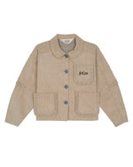 Boxy Ruffle Jacket - Natural 1