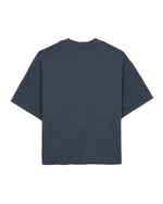 Boxy Thermal Mock Neck T-Shirt - Slate 6
