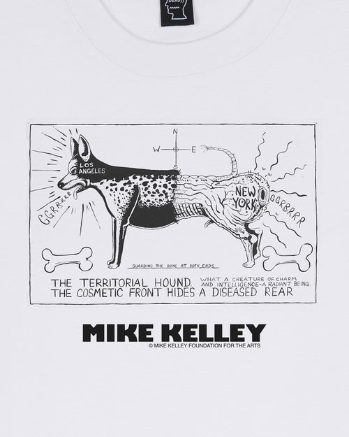 Brain Dead x Mike Kelley Territorial Dog T-shirt - White 2