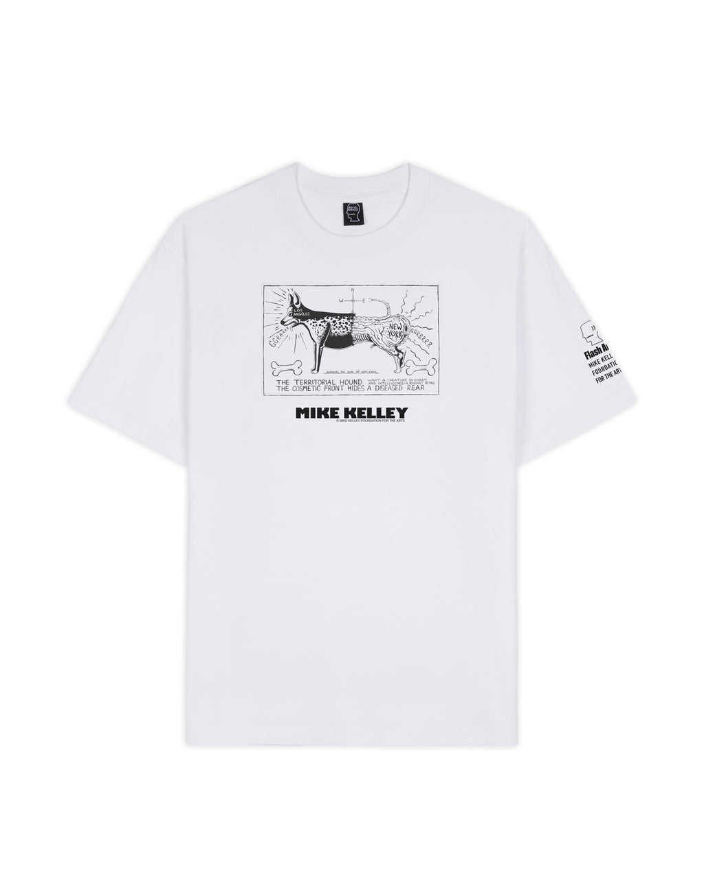 Brain Dead x Mike Kelley Territorial Dog T-shirt - White 1