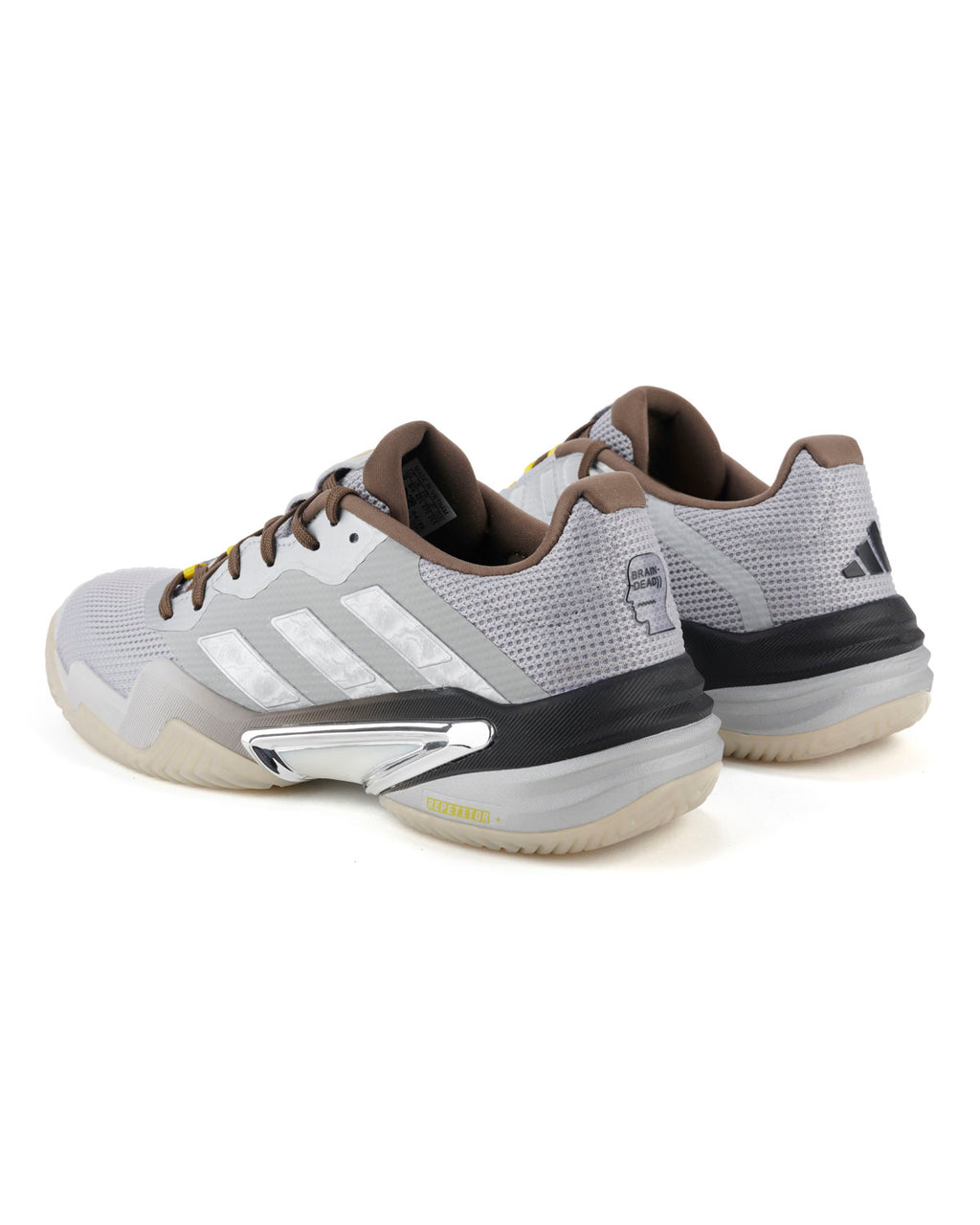 Brain Dead x adidas Barricade 13 - Silver 4