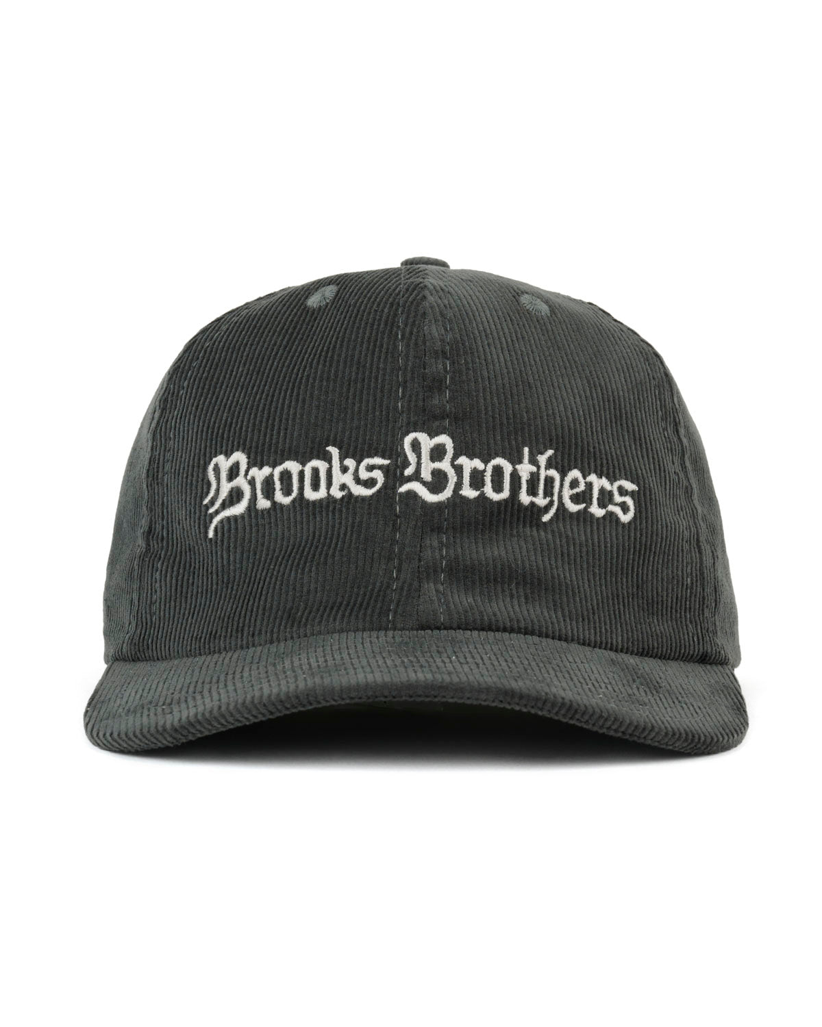 Brooks Brothers California 6 Panel Corduroy Hat - Forest Green 