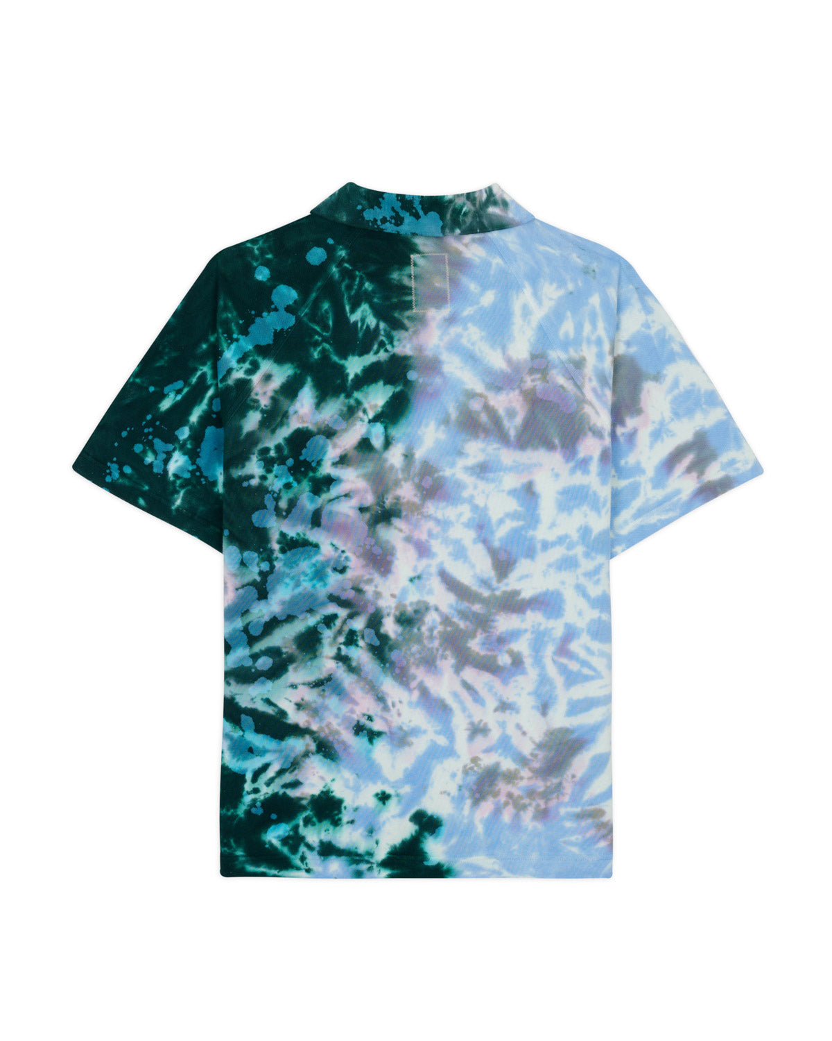 Dyed Short Sleeve Boxed Pique Polo - Green Smoke – Brain Dead