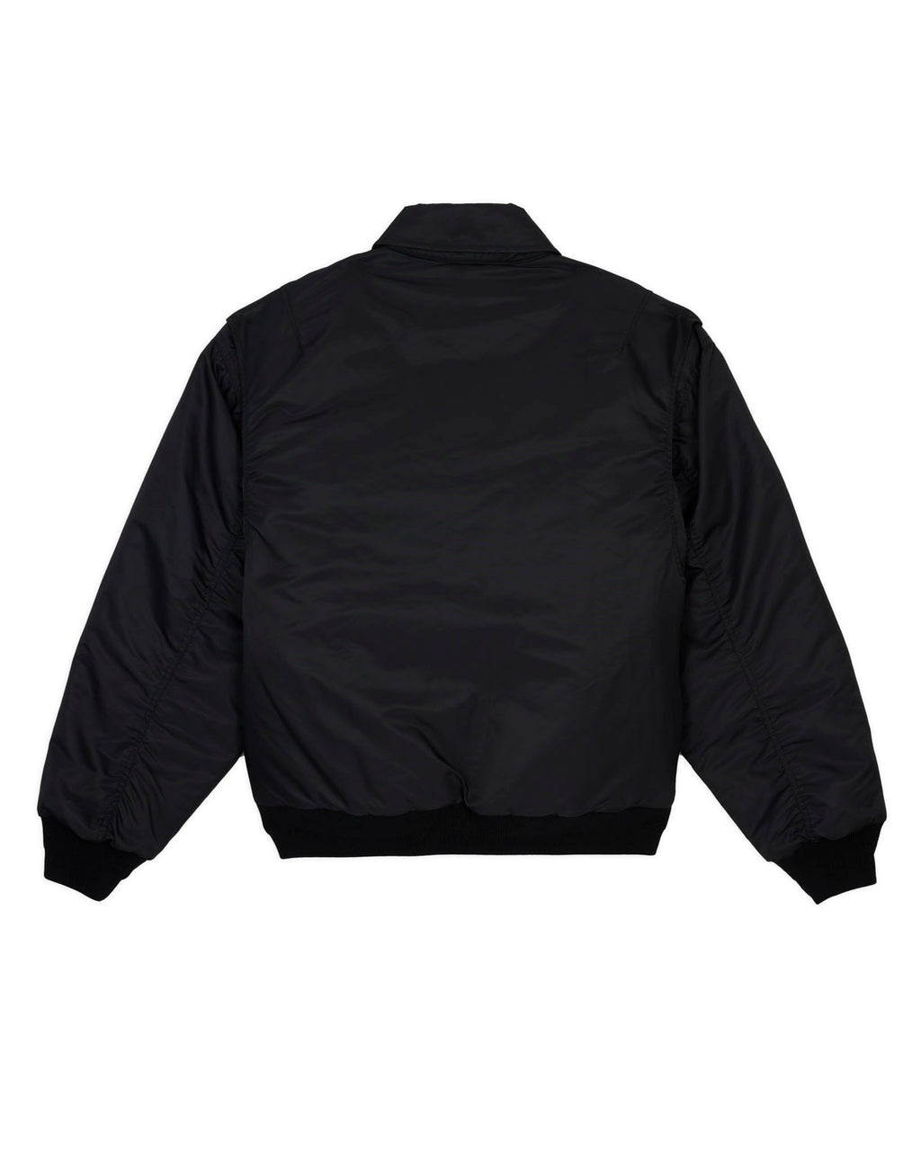 Embroidered 3D Flight Jacket - Black 3