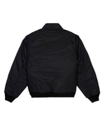Embroidered 3D Flight Jacket - Black 3
