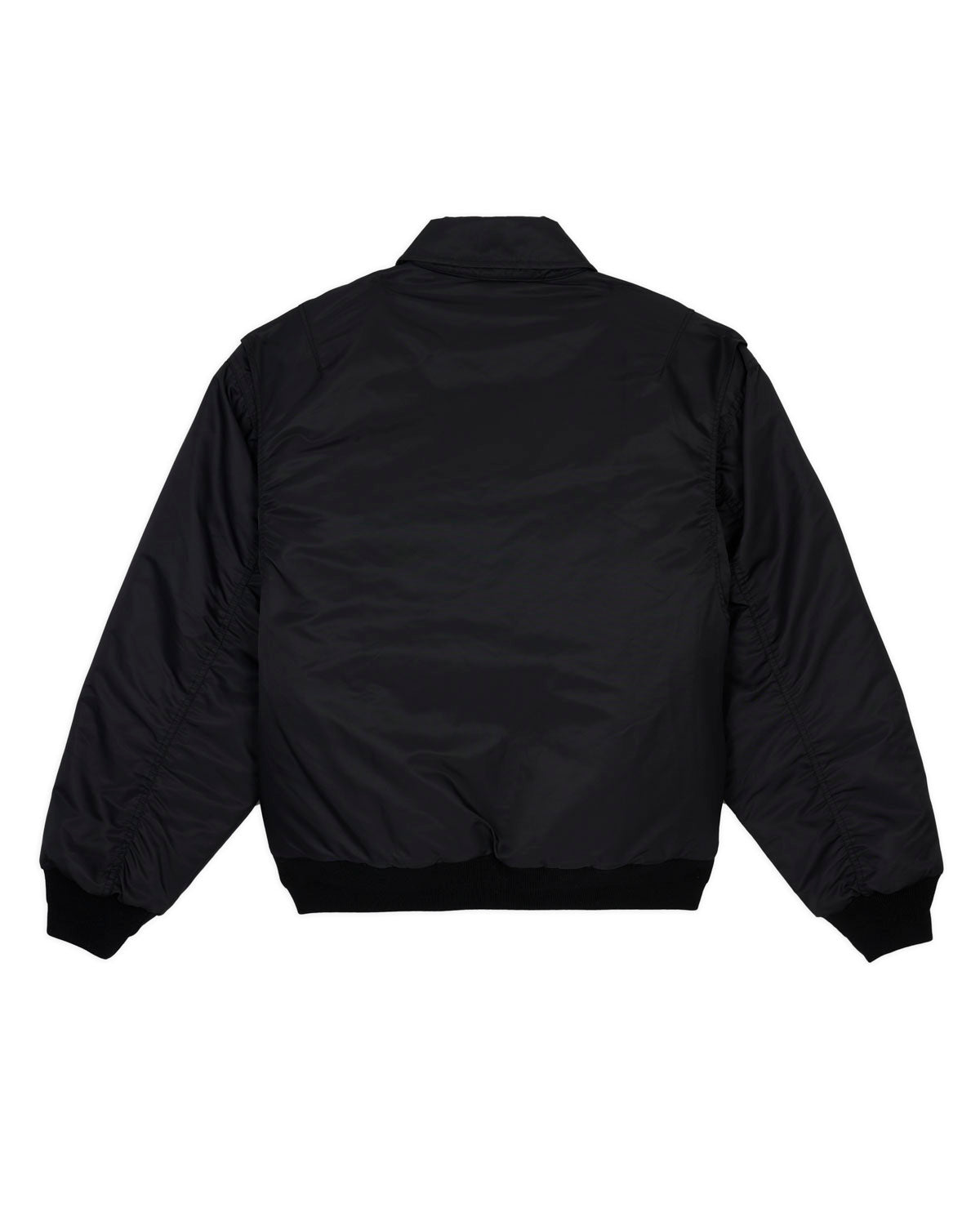 Embroidered 3D Flight Jacket - Black 3