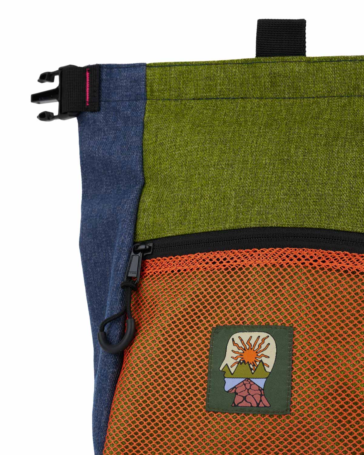 Large Brain Dead Equipment Chalk Bucket - Green Multi
