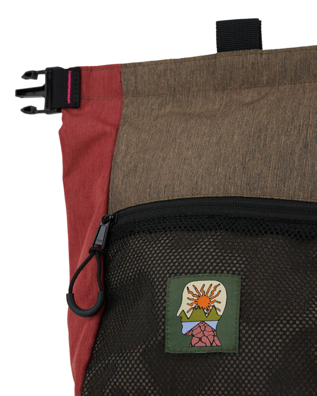 Large Brain Dead Equipment Chalk Bag - Brown Multi 4