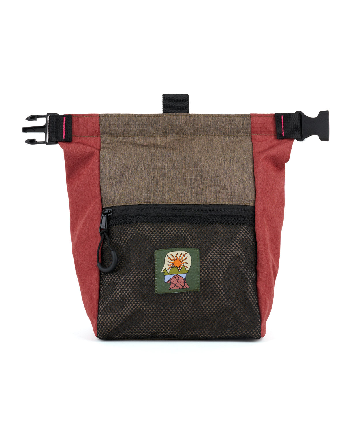 Large Brain Dead Equipment Chalk Bag - Brown Multi 1