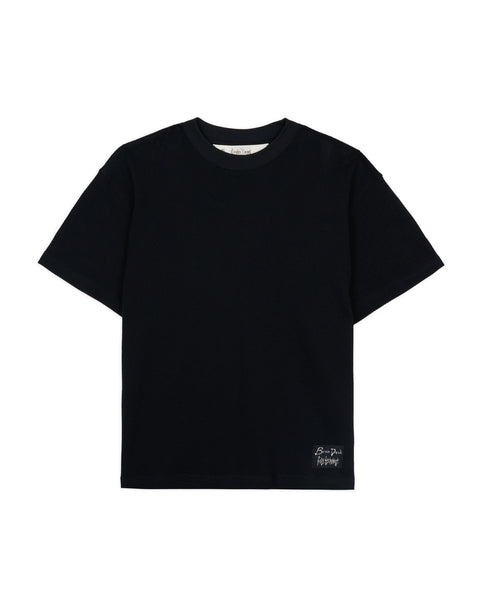 charbon シャルボン　BACK LOGO DRY BIG T-SHIRTS Go Time T-Shirt | Black – 3BRAND