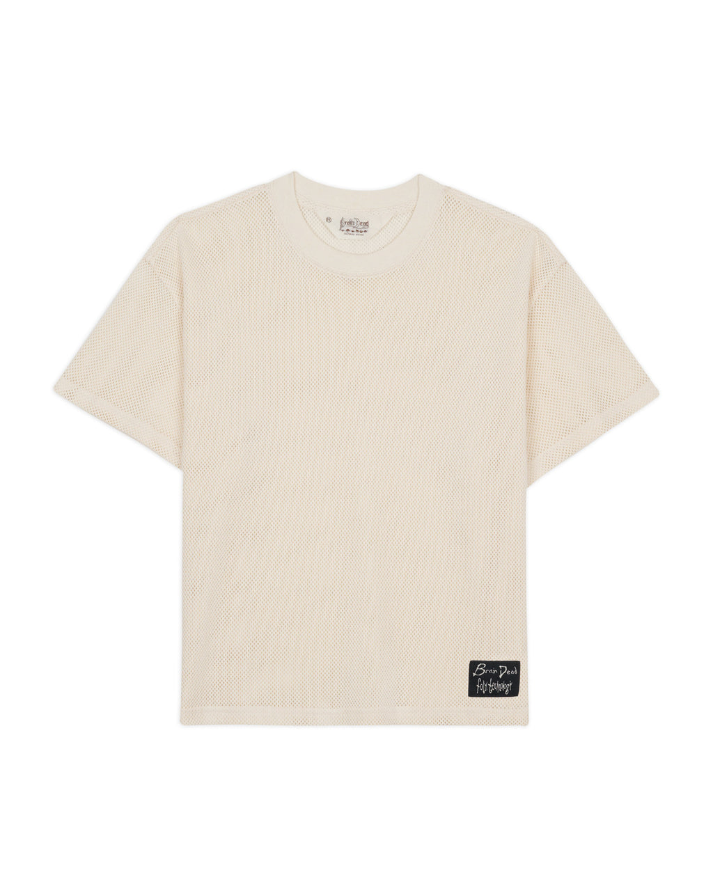 Folk Technology Mesh T-shirt - Cement