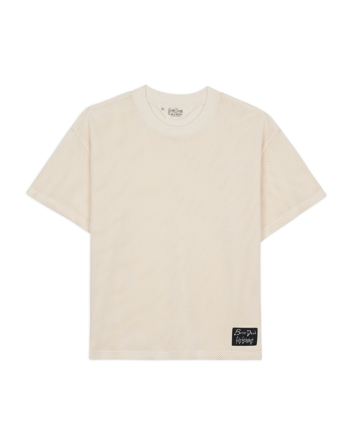 Folk Technology Mesh T-shirt - Cement 1