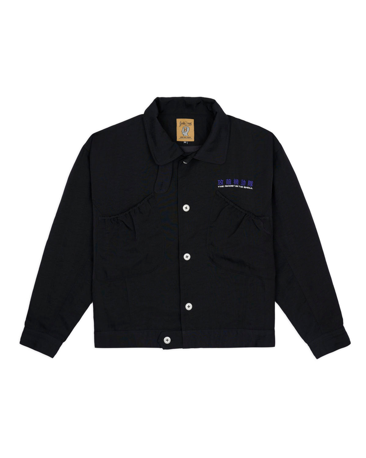 BRAIN DEAD ブラック ジャケット サイズL Brain Dead x Ghost In The Shell Titan Bomber Jacket - Black