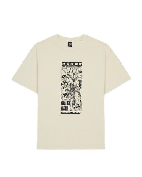 Brain Dead x Ghost In The Shell Megatech Machine T-shirt - Natural