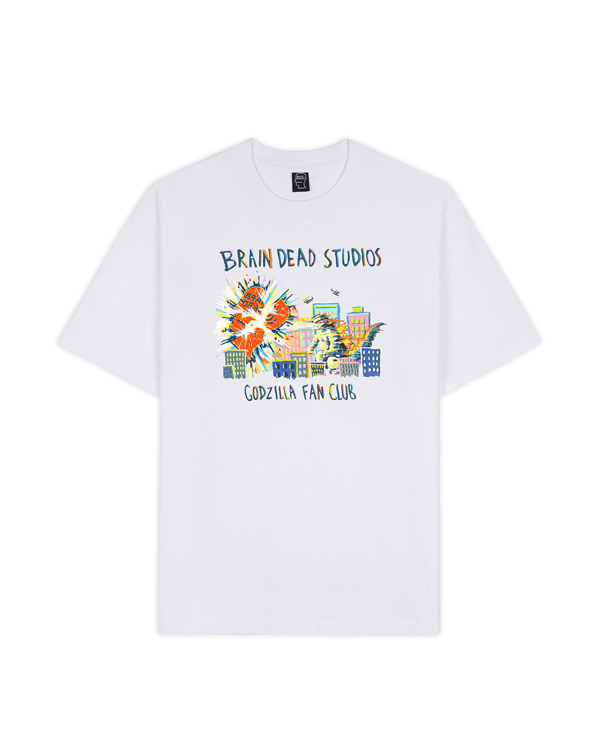 Brain Dead x Godzilla Fan Club T-shirt - White 1