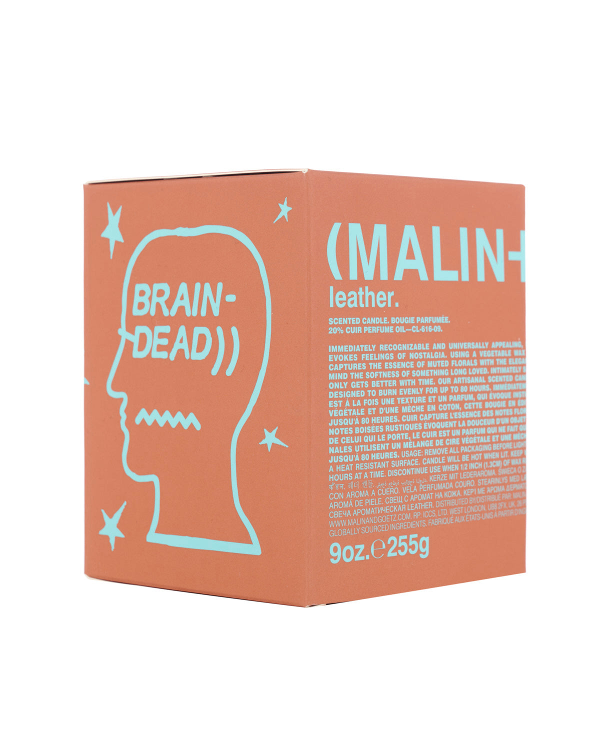 Brain Dead x Malin + Goetz 9oz Candle - Leather 4