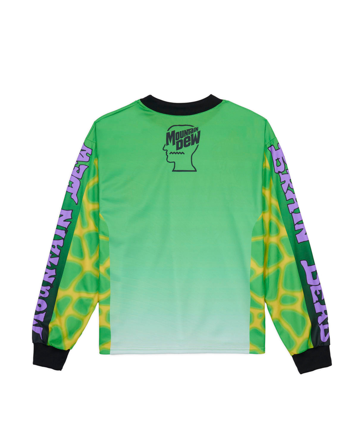 Brain Dead x Mountain Dew Psycho Disc Jam Long Sleeve Jersey - Green Multi 2