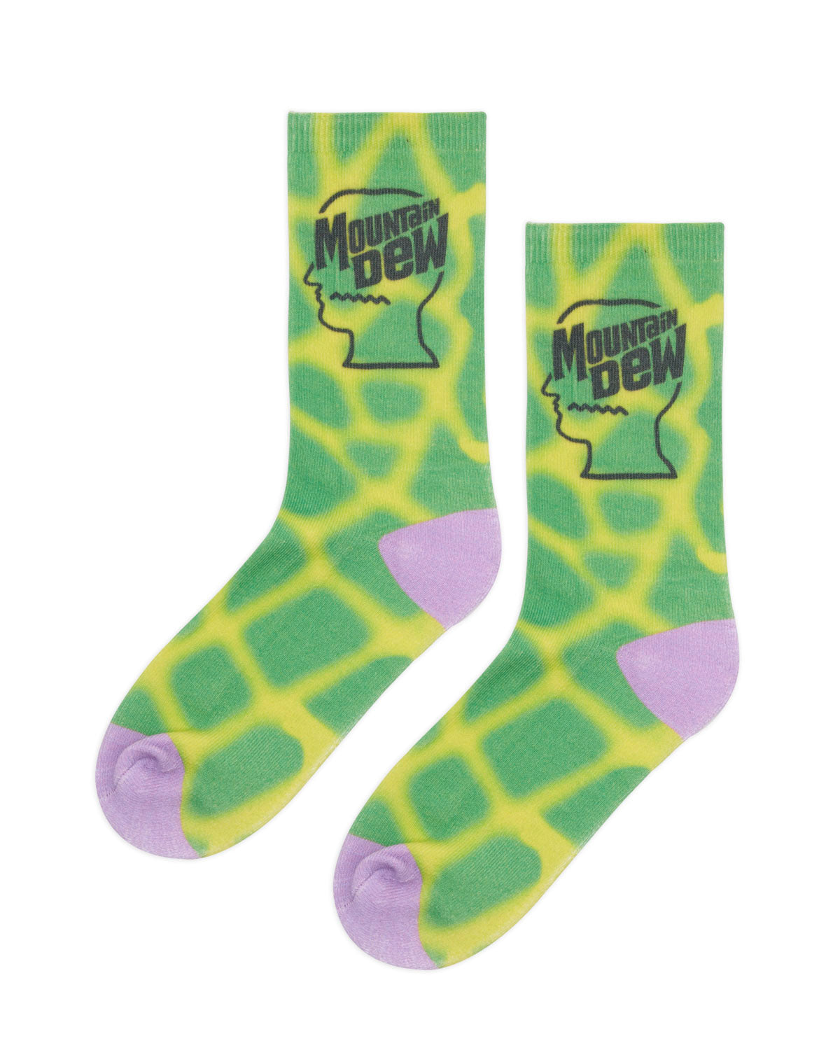 Brain Dead x Mountain Dew Psycho Disc Jam Socks - Green Multi 1