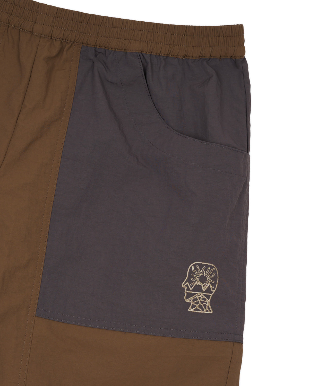 Nylon Equipment Utility Short - Brown – Brain Dead