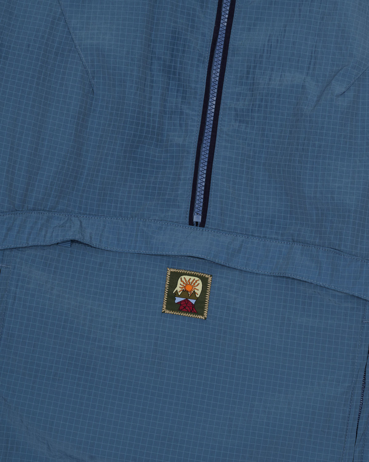 Brain Dead Equipment Tempo Zip Pullover - Slate Blue