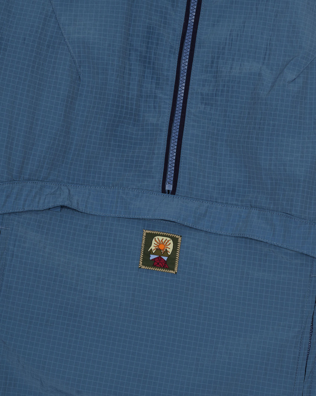 Brain Dead Equipment Tempo Zip Pullover - Slate Blue 3