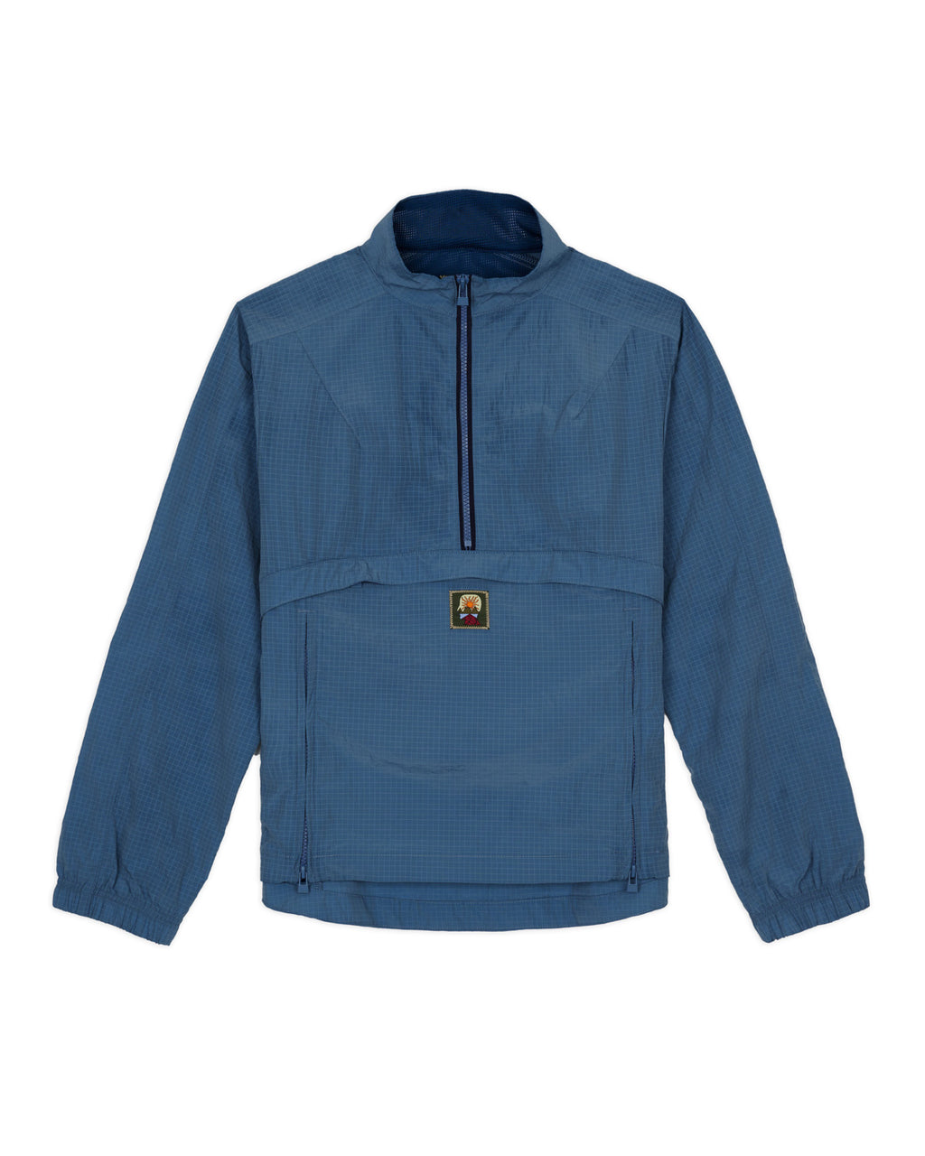 Brain Dead Equipment Tempo Zip Pullover - Slate Blue