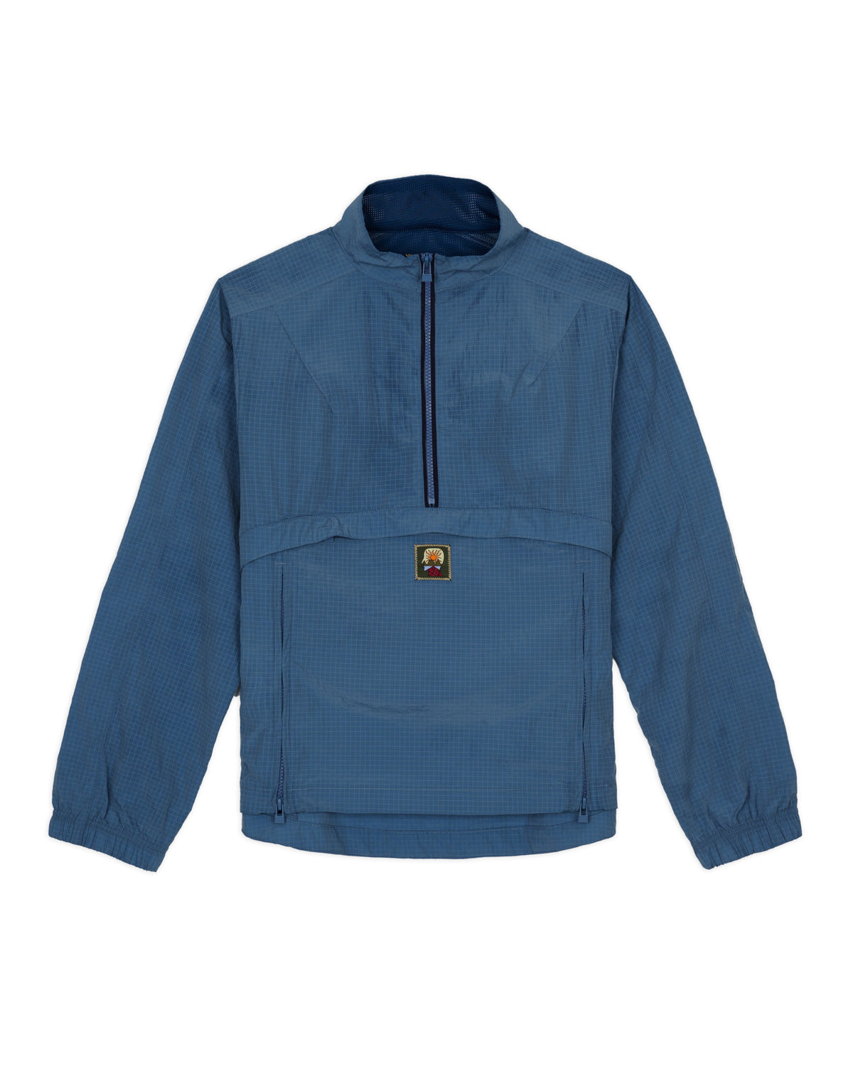 Brain Dead Equipment Tempo Zip Pullover - Slate Blue 1