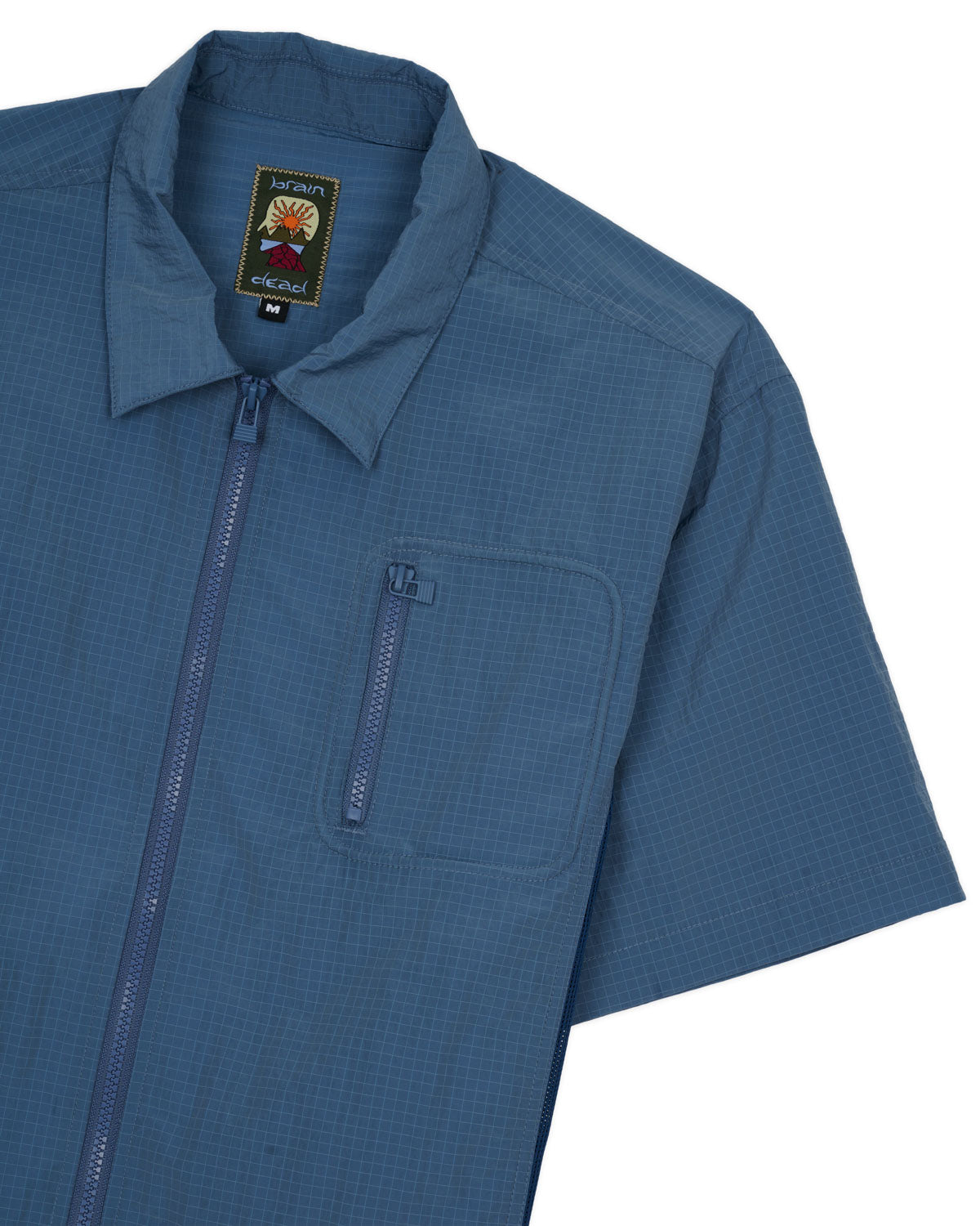 Nylon Equipment Hitting Shirt - Slate Blue 3