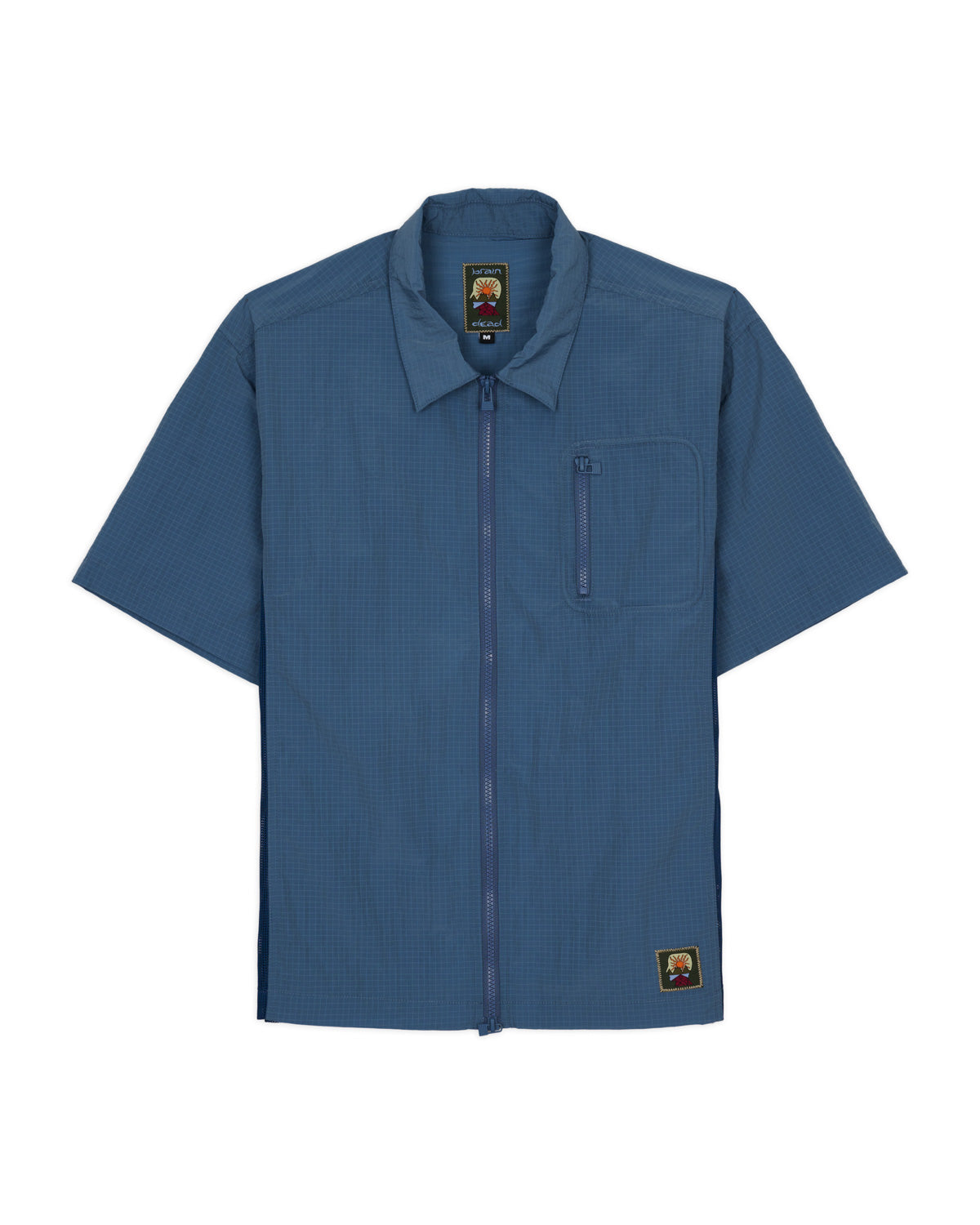 Nylon Equipment Hitting Shirt - Slate Blue 1