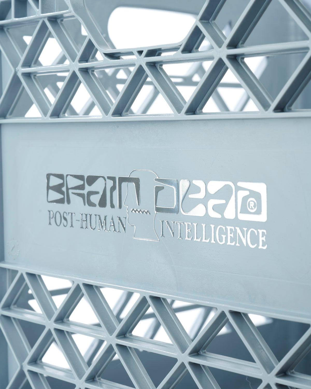 Brain Dead Record Crate - Grey 3