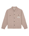 Waffle Button Front Shirt - Sand