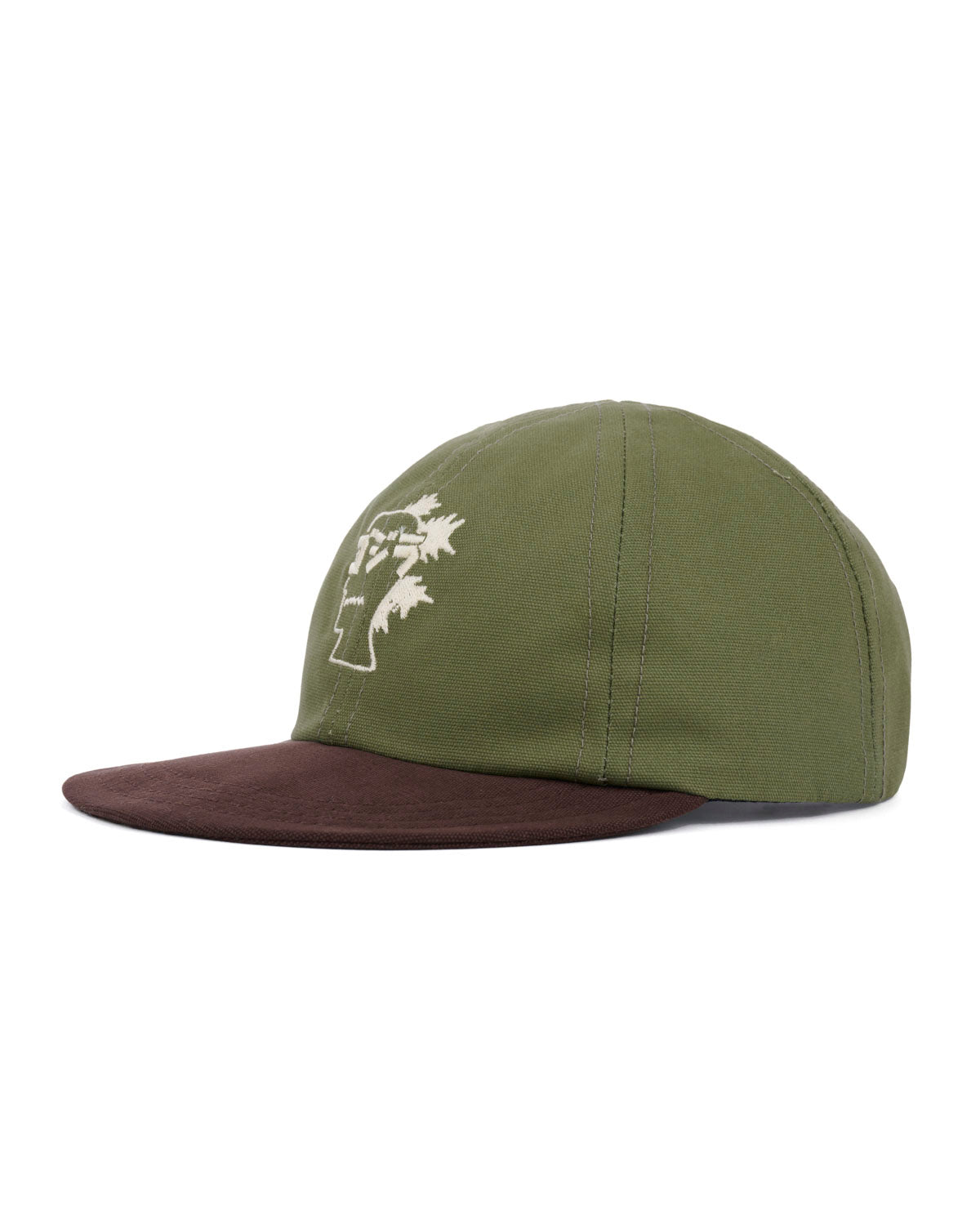 Brain Dead x Godzilla 6 Panel Engineer Hat - Olive