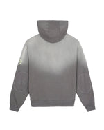 Brain Dead x Godzilla Mechagodzilla Button Mockneck Hoodie - Washed Brown 3