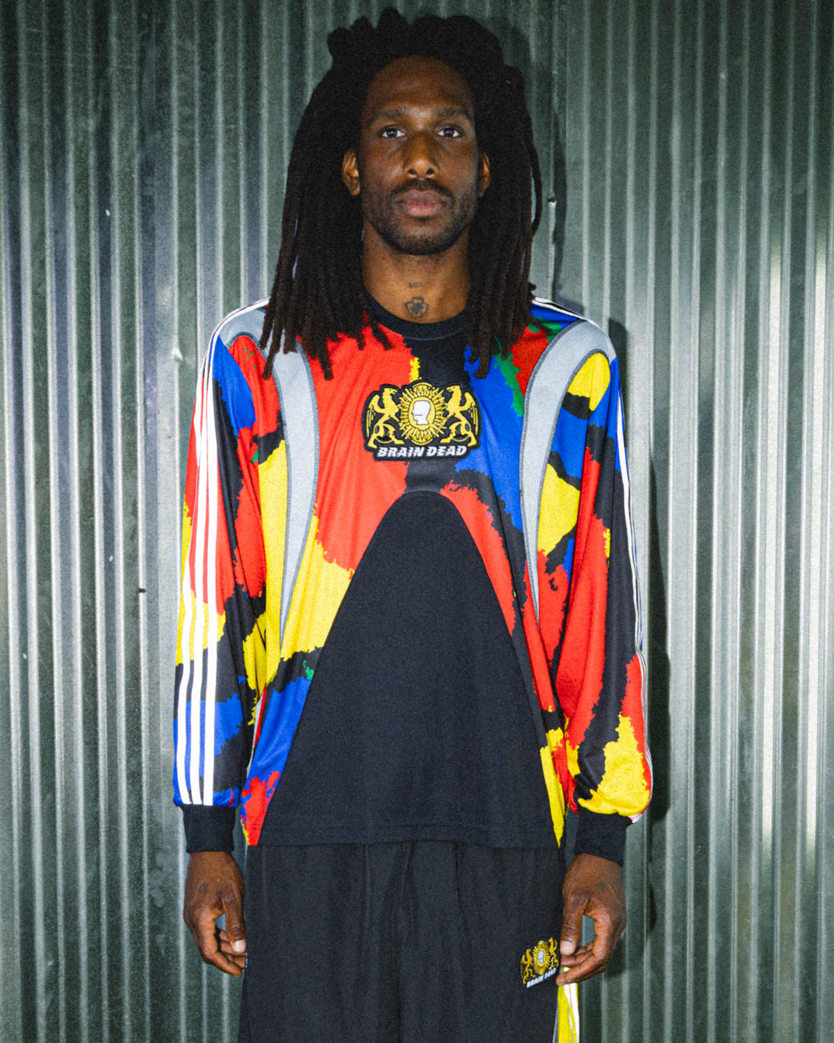 Brain Dead x adidas Long Sleeve Jersey - Black 2