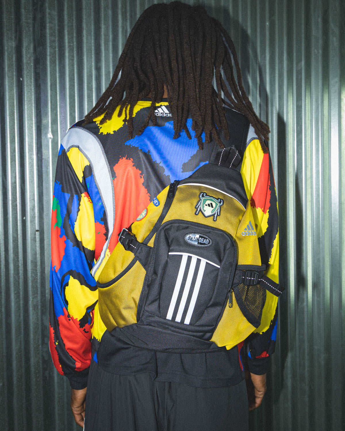 Brain Dead x adidas Sling Bag - Yellow
