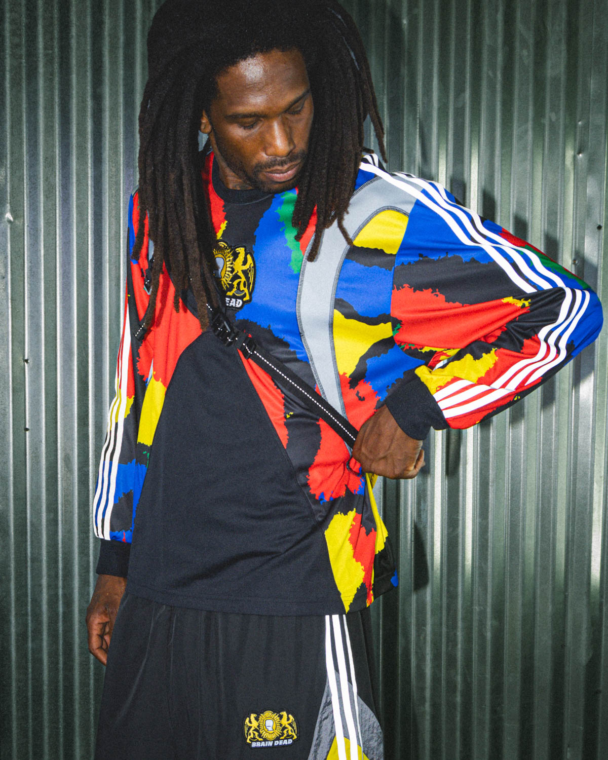 Brain Dead x adidas Sling Bag - Yellow