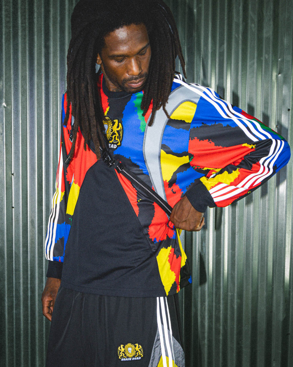 Brain Dead x adidas Sling Bag - Yellow 6