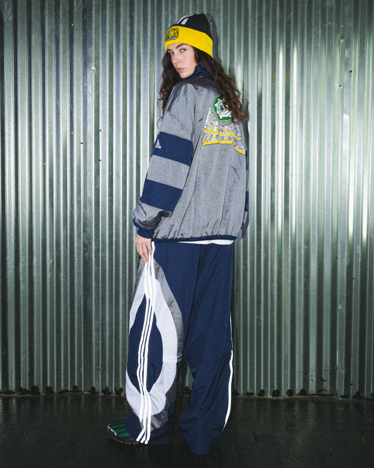 Brain Dead x adidas Track Pant - Navy 9