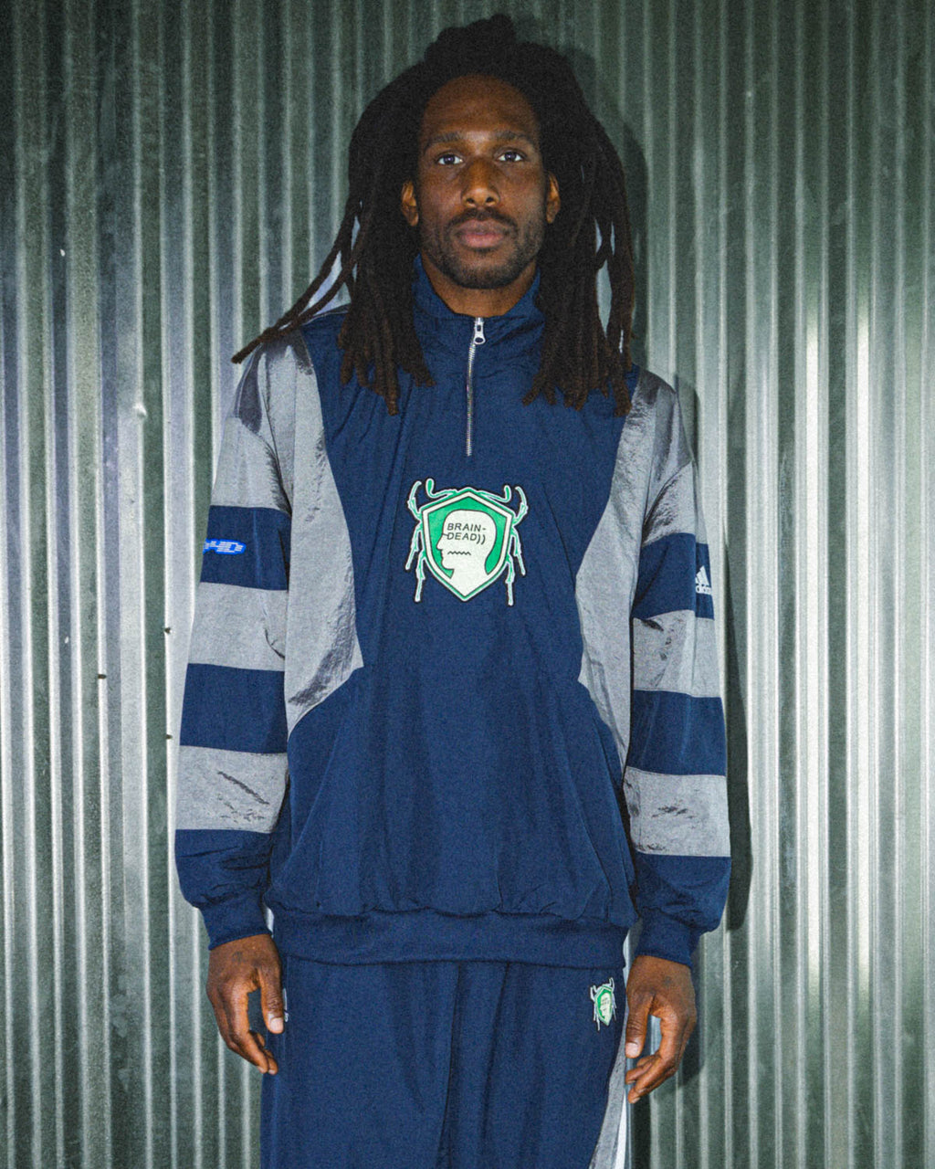 Brain Dead x adidas Track Top - Navy 2
