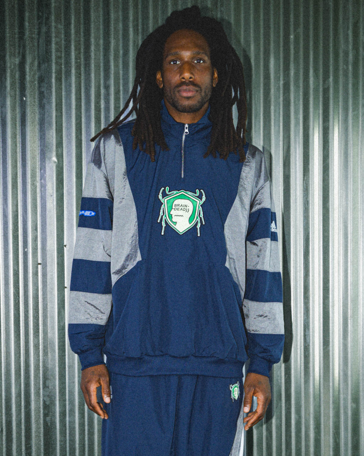 Brain Dead x adidas Track Top - Navy 2