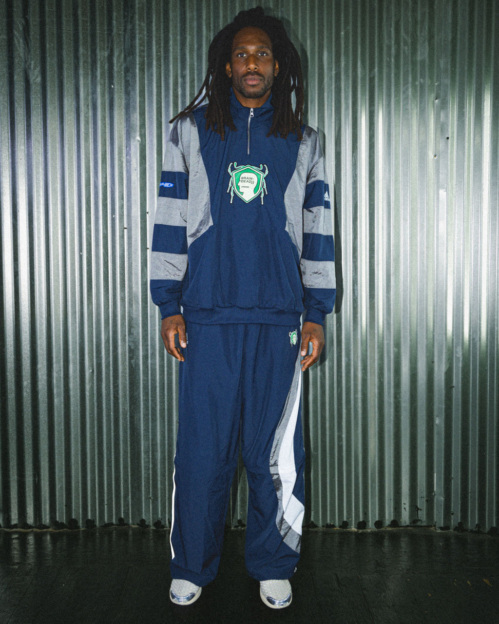 Brain Dead x adidas Track Pant - Navy 2