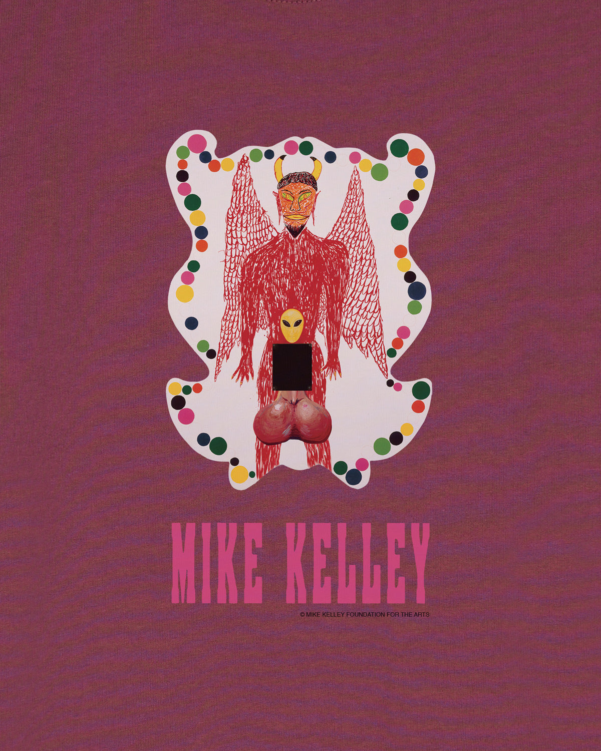 Brain Dead x Mike Kelley Devil T-shirt - Raspberry