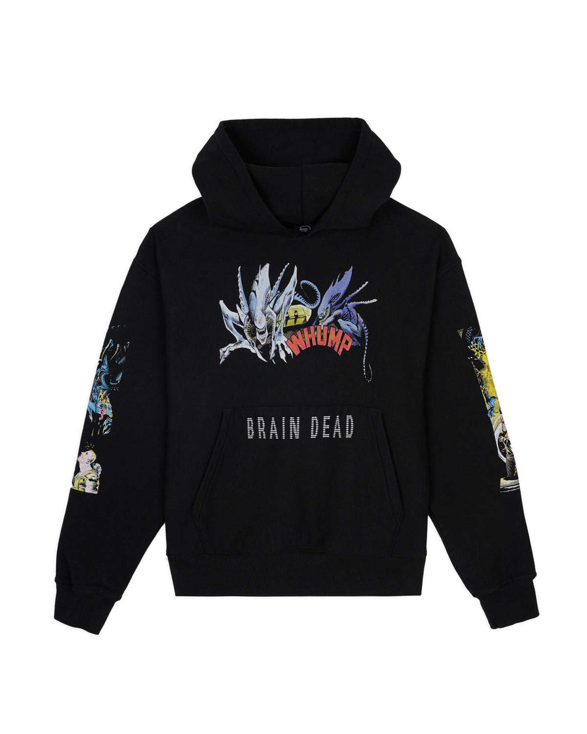 Brain Dead x Aliens Hoodie - Black 1