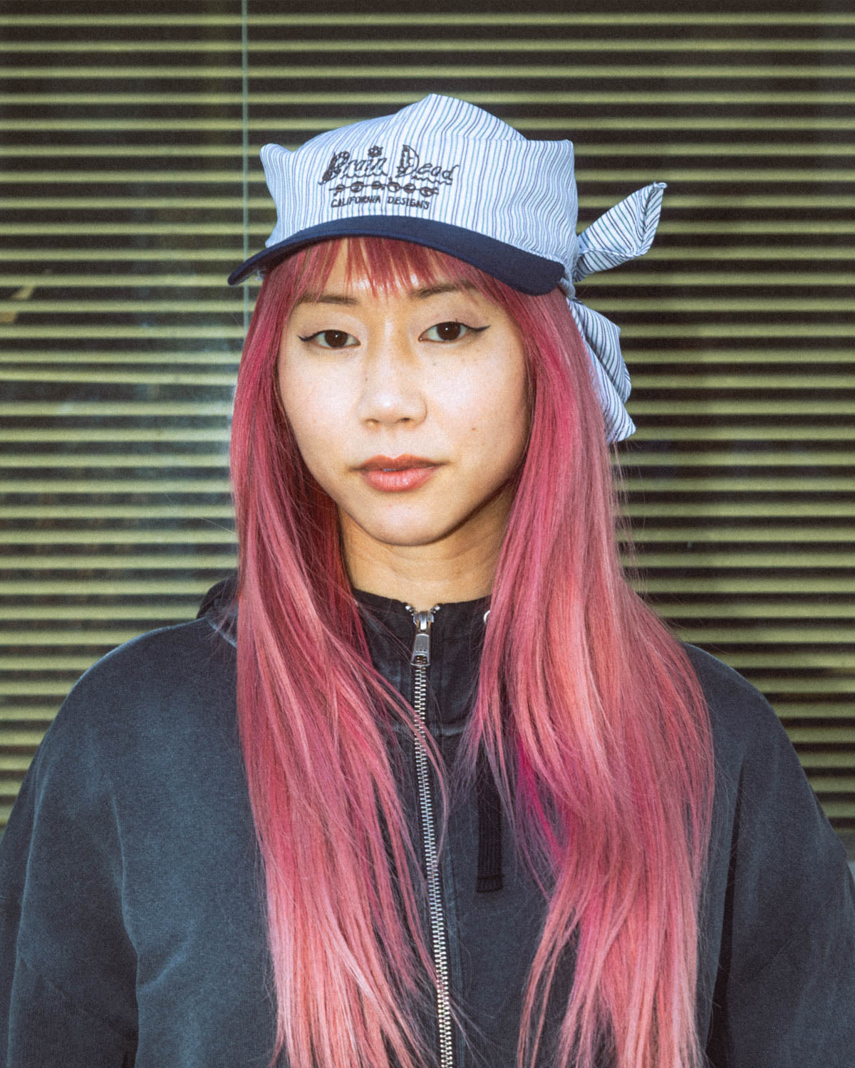 Brain Dead California Designs Bandana Hat - Blue 2