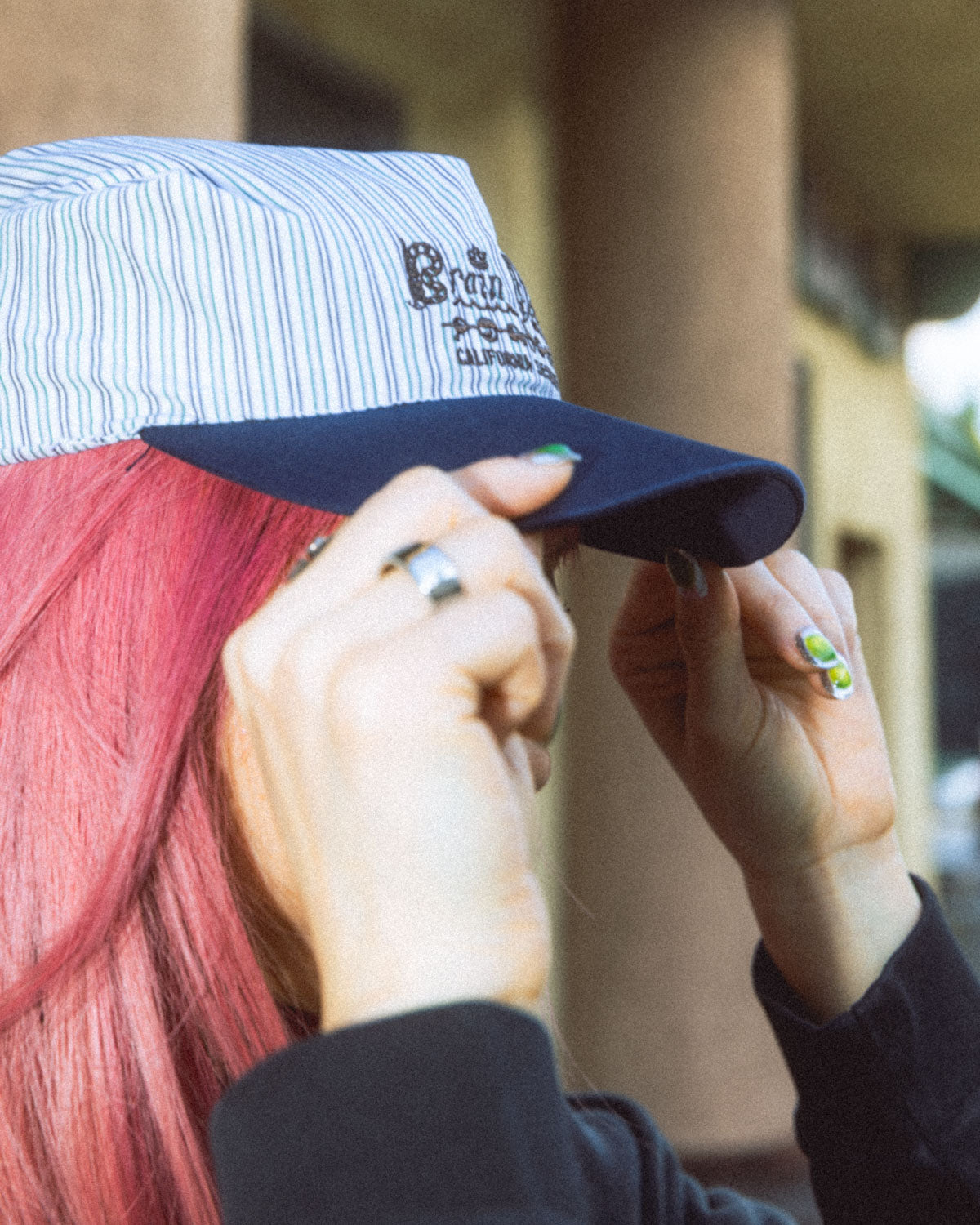 Brain Dead California Designs Bandana Hat - Blue