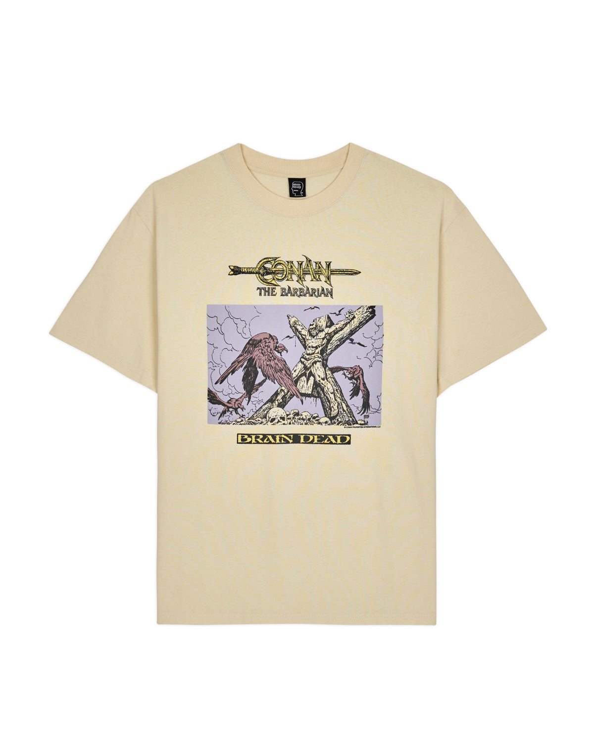 Brain Dead x Conan The Barbarian T-Shirt - Natural 1