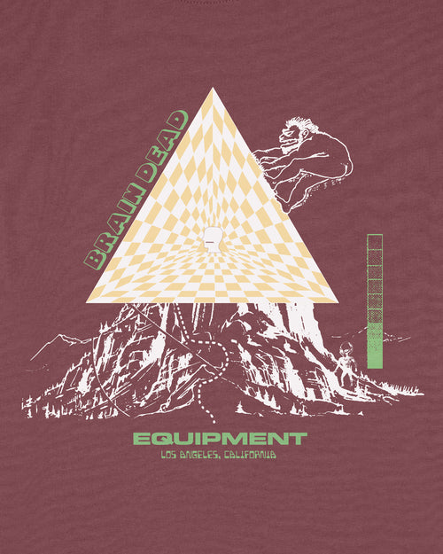 Brain Dead Equipment 4D Elevation T-shirt - Wild Ginger 2