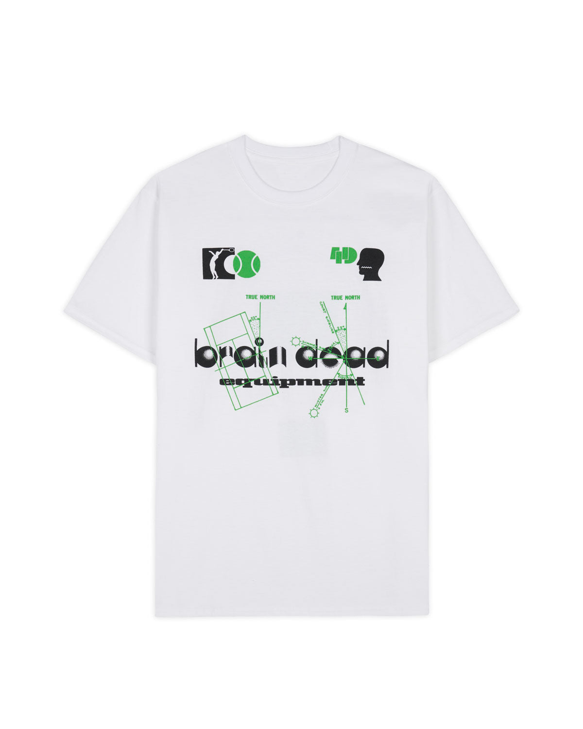 Brain Dead Equipment Brain Power T-shirt - White 1