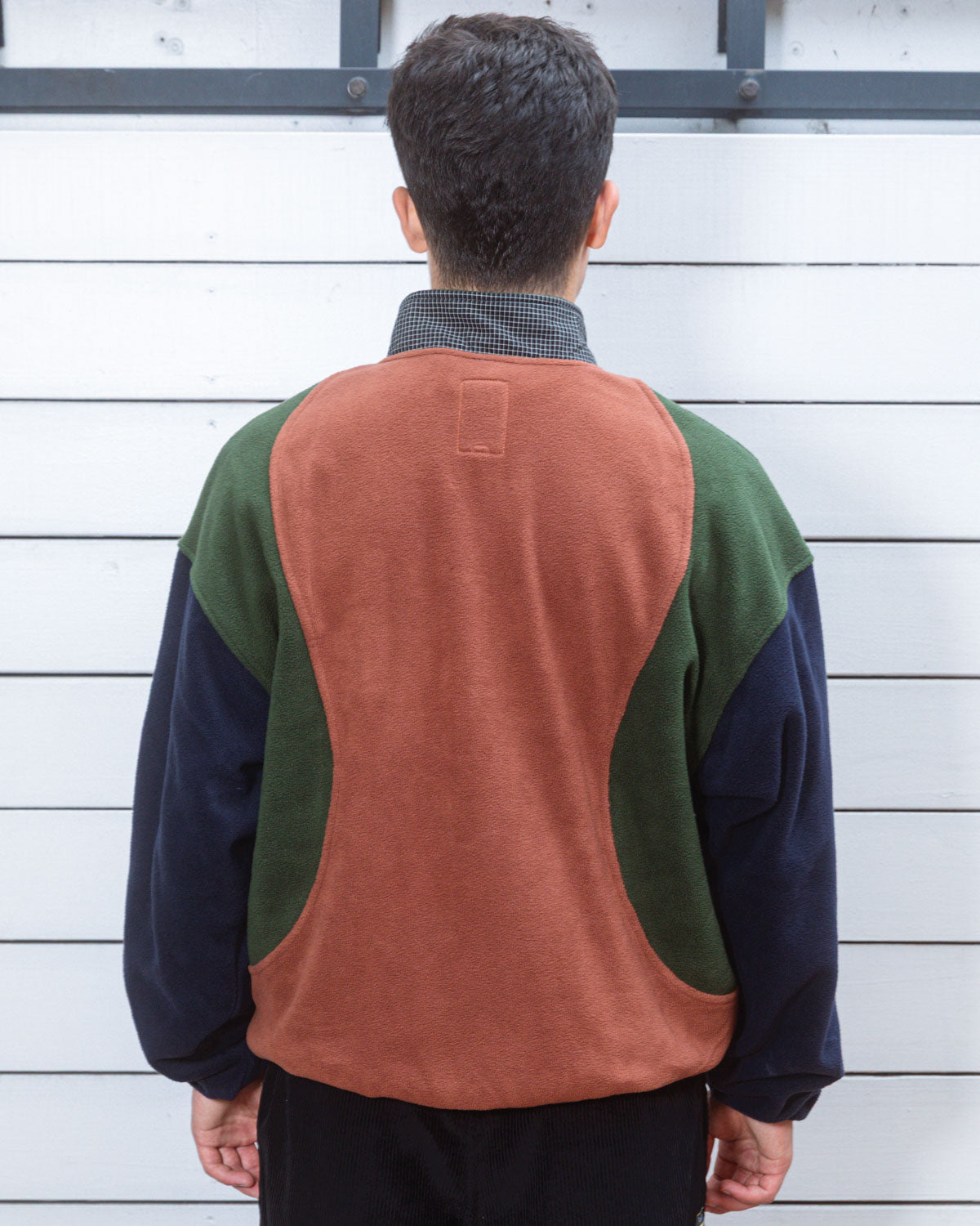 Brain Dead Equipment Ripstop Pullover Fleece Jacket - Navy 5