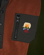 Brain Dead Equipment Ripstop Pullover Fleece Jacket - Navy 7